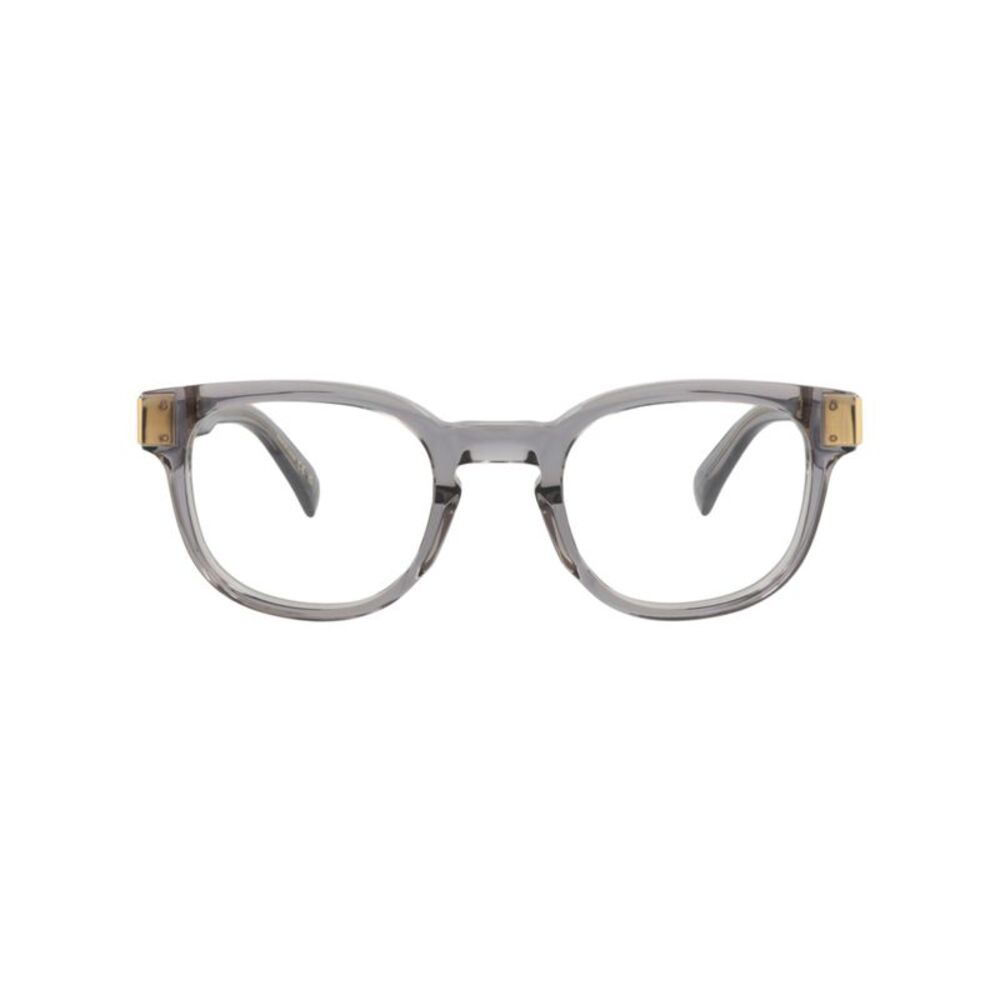 Dunhill Round-Frame Acetate Optical Frames Grey Mens